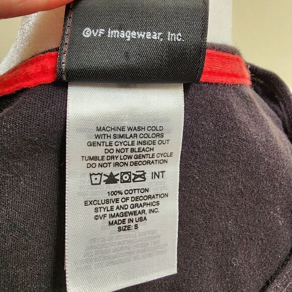 Y2K Harley Davidson Women's Black and Red Vest Tank Top Size Small - Picture 12 of 12